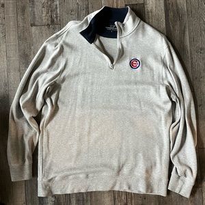 Cubs embroidered Vineyard Vines Quarter Zip